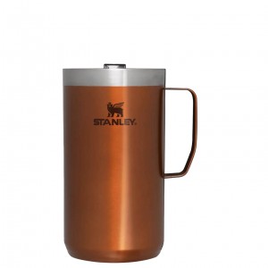 Stanley The Stay-Hot Camp Mug | 24 OZ Maple Glow | 170562SLA