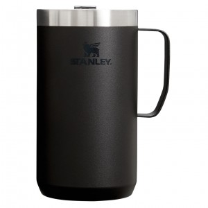 Stanley The Stay-Hot Camp Mug | 24 OZ Noir | 721509EDK