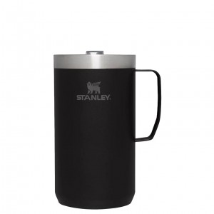 Stanley The Stay-Hot Camp Mug | 24 OZ - Stanley Create Noir | 435769ZJE